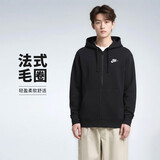 耐克(NIKE)男春秋连帽夹克外套 休闲运动 潮流百搭BV2649-010黑色L