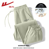 回力（Warrior）束脚休闲卫裤女2025年秋季宽松百搭时尚运动通勤风橡筋款收脚长裤