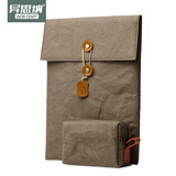 ACE COAT笔记本电脑包适用于苹果Macbook Pro14华为15联想Air13内胆包16 枯绿（电脑包+电源包） 14英寸