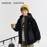 巴拉巴拉balaOne儿童棉服女童男童大童外套童装2025秋冬保暖208425106201