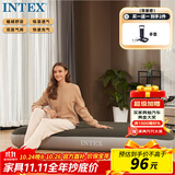INTEX 64107单人加大充气床垫 家用午休露营户外防潮垫陪护躺椅折叠床N