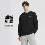 耐克NIKE男子套头衫 潮流时尚 简约百搭 运动服FN3887-010黑 XL
