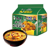 康师傅 方便面 经典小鸡炖蘑菇面五连包95g*5 泡面袋装速食 方便食品