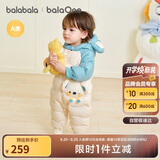 巴拉巴拉balaOne童装儿童羽绒服连体衣2025冬装哈衣爬服萌趣208425120204
