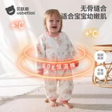 贝肽斯婴儿衣服夹棉连体衣秋冬加厚保暖新生幼儿宝宝冬季外出棉服