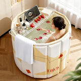 妙馨思泡澡桶折叠大成年人浴缸全身洗澡桶沐浴桶家用婴儿童游泳桶坐浴盆