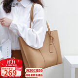 viney牛皮包包女包大容量托特包单肩包手提包生日礼物高级感送女友老婆