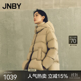 JNBY/江南布衣【白月光】秋冬云朵羽绒服女A型宽松简约5O0C12340 269/绿卡其 XS