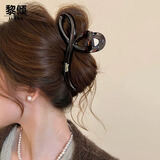 黎倾高级感气质鲨鱼夹抓夹发夹发卡后脑勺夹子发饰头饰盘发大号发量大
