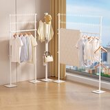 SOFS晾衣架落地阳台卧室折叠立式挂衣服架多功能简易室内外晒被子神器 【升降伸缩款】晾晒衣架(单横杆)