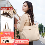POLO单肩包女包包优雅大容量15英寸电脑包托特包轻便挎包送生日礼物