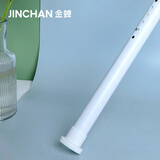 金蝉 窗帘杆免打孔伸缩弹簧杆加厚铁艺客厅阳台浴室晾衣杆 免打孔弹簧伸缩杆 杆子使用范围（2.6-3.1米）