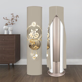 家工场空调罩防尘罩圆柱形柜机中式格力美的海尔空调罩立式开机不取通用 金福祥瑞 【全包】3P适用高度180cm及以上