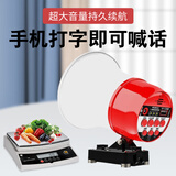 麦叶 便携充电喊话器扩音器 录音插U盘语音播放喇叭叫卖摆摊宣传广告促销喇叭 VP-128标准版两个锂电池+充电座