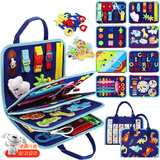 壮壮虎忙碌书安静书婴儿布书手工diy撕撕书蒙氏早教玩具1-2岁宝宝礼物 恐龙8层忙碌书28*44cm