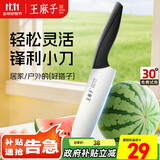 王麻子多功能刀具菜刀 厨房家用小厨刀三德多用刀切西瓜水果专用刀