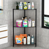 蜗家浴室三角架脸盆架置物架客厅洗手间卫生间收纳架多层落地式层架