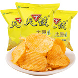 天使 椒香麻辣味土豆片 云南特产洋芋片 办公室零食薯片100g*3袋