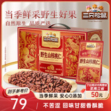 三只松鼠野生山核桃仁500g/盒 每日坚果礼盒炒货零食品 团购送礼