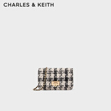 CHARLES&KEITH经典菱格链条小方单肩斜挎包包女包生日礼物CK2-70160131 CK2-70160131-1Multi综合色 小包