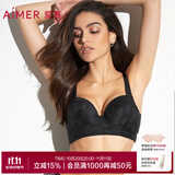爱慕（Aimer）内衣女聚拢大罩杯侧收副乳轻塑调整型美背大码A-E杯可穿文胸胸罩 黑色 85B
