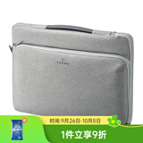 SANWA SUPPLY 苹果电脑包手提 macbookpro内胆包 笔记本包 毛绒内胆专利护角 浅灰色 12英寸