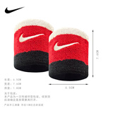 耐克耐克护腕郑钦文同款男女吸汗擦汗手腕套红黑N0001565175OS