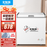 北极熊（BEIJIXIONG）冰柜商用卧式大容量冷柜家用冷藏冷冻单双温展示柜铜管部件 268单温【一级能效 升级铜管部件】