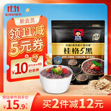桂格（QUAKER）5黑混合即食燕麦片518克 添加黑芝麻 零添加白砂糖