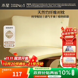 水星家纺 枕头枕芯柔软酒店枕头对装 纯棉A类天然竹纤维中软枕(适中款)