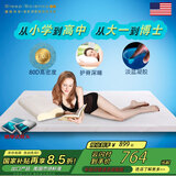 Sleep Science政府补贴淡蓝凝胶80D记忆棉薄床垫学生宿舍床垫可折叠榻榻米床垫 淡蓝凝胶记忆棉 180*200*5CM