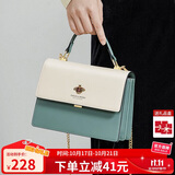 蔻一（Cnoles）包包女士款2025年最新款牛皮女生高端斜挎包通勤大容量单肩包