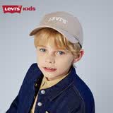 李维斯（Levi's）儿童鸭舌帽牛仔中性帽男童女童秋季百搭遮阳帽子牛津棕褐色