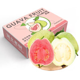 京源采红心软芭乐新鲜水果番石榴应季低糖孕妇生鲜礼品单果130g+ 红白双拼芭乐 礼盒装12颗4.5斤-5斤
