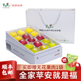 君恬果园 全家福山东烟台红富士苹果组合新鲜水果礼盒年货节日礼品15颗 鉴赏全家福（富士/金帅/小桃红）