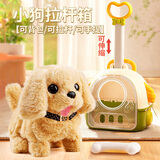 康迪拉家族儿童过家家玩具毛绒玩偶仿真动物电动宠物狗3-6岁男女孩圣诞礼物