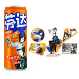 芬达X绝区零 橙味汽水饮料330ml*24罐+浅羽悠真联动人物周边套组