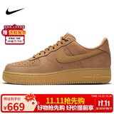 耐克NIKE男空军一号AF1 AIR FORCE 1运动鞋CJ9179-200小麦色42