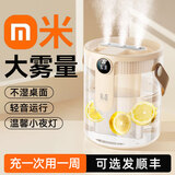 莎蒂 SAVDI2025新款空气加湿器家用静音卧室客厅小型孕妇婴儿办公室桌面大喷雾大雾量空调迷你便携宿舍学生 【USB插线款】送充电头丨双喷大雾丨UVC杀菌 UVC杀菌丨温馨夜灯丨大雾量