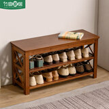 zhuting换鞋凳入户门口高级感家用鞋柜坐凳一体储物玄关鞋架多功能长条凳 雅望换鞋凳【80*29*42.5】