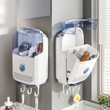 家の物语（KATEI STORY）日本抗菌筷子收纳盒家用高端壁挂厨房收纳台面沥水置物架勺笼筷筒