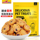HELLOJOY狗狗零食鸡肉干泰迪金毛幼犬磨牙训练奖励 蔬菜鸡肉饼360g