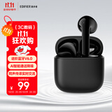 漫步者（EDIFIER）【2025年新款】X1 Evo 真无线蓝牙耳机 蓝牙6.0 AI翻译适用苹果华为小米OPPO手机 玄黑