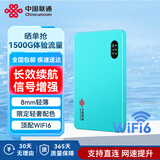 联通中国联通移动随身wifi6无线网卡免插卡车载随身携带4G路由器流量宽带网络官方正品2025款全国通用 【轻奢超薄款】WIFI6+8mm超轻薄