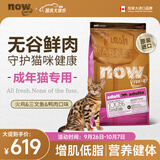 NOW FRESH进口无谷成猫粮 优质蛋白呵护泌尿全猫通用 16磅/7.26kg 助力代谢