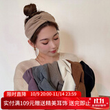 向晚发带发圈女气质发箍宽边发带绑发简约洗脸压碎发头套发带发饰礼物
