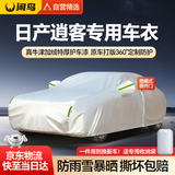 闲鸟日产逍客专用车衣全车罩遮阳防晒防风防雨雪加厚牛津布四季通用