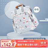 婧麒（JOYNCLEON）妈咪包多功能大容量背奶包孕妇双肩妈妈包母婴包外出婴儿包 jwc1266梦幻塔（中号无配件）