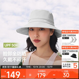 蕉下（beneunder）遮阳帽子女透气渔夫帽防晒帽钓鱼帽防泼水户外AS713浅炭灰