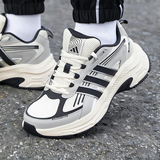 阿迪达斯 （adidas）元禧男鞋 25秋季新款运动老爹鞋低帮防滑耐磨透气休闲鞋跑步鞋 JQ0255/元禧鞋/白/黑/主推 41